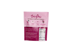 TRU FRU INDULGE ON THE GO: Whole Cherries Freeze Dried and Immersed in Dark Chocolate, 4 oz