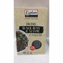 EXPLORE CUISINE: Black Bean and Sesame Fettuccine Pasta, 8 oz