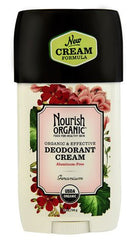 NOURISH: Deodorant Cream Geranium Organic, 2 oz