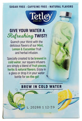 TETLEY: Tea Mint Lemon Cucumber, 16 ea