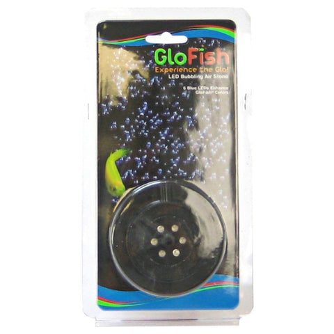 GloFish Round Bubbling Air Stone with 6 LEDs