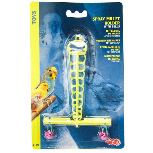 Living World Spray Millet Holder with Bells