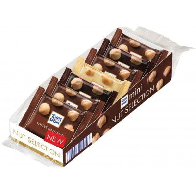 RITTER SPORT: Mini Chocolate Assorted with Whole Hazelnuts, 4.09 oz