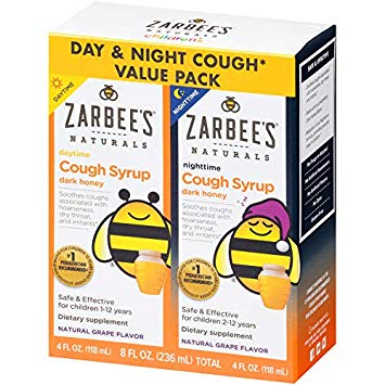 ZARBEES: Syrup Cough Children's Day and Night Grape, 4 fo