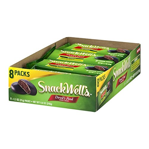 SNACKWELLS: Cookie 8 Pack Devils Food Cake, 8.8 oz