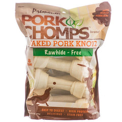 Pork Chomps Premium Pork Knotz - Baked