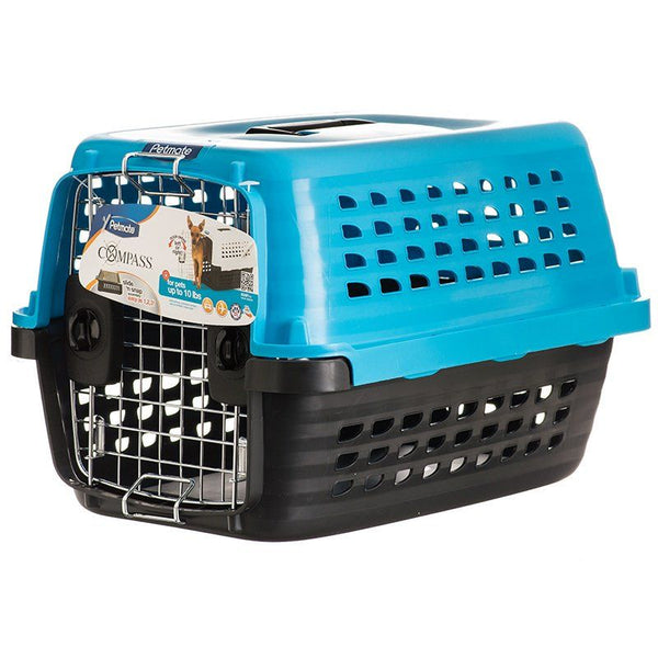 Petmate Compass Kennel - Blue & Black