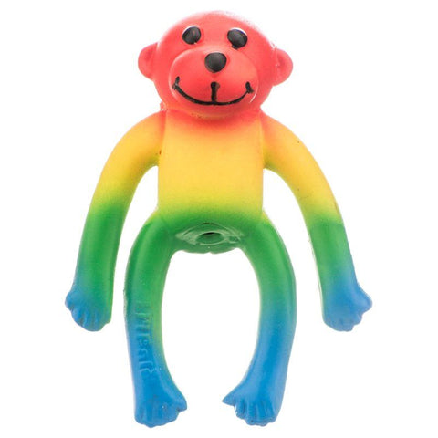 Lil Pals Latex Monkey Dog Toy - Assorted Colors