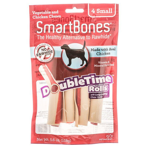 SmartBones DoubleTime Roll Chews for Dogs - Chicken