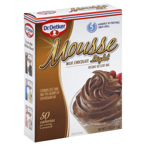 DR OETKER: Milk Chocolate Mousse Light, 1.3 oz