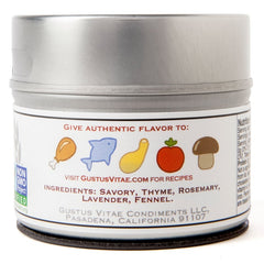 GUSTUS VITAE: Rub Taste of Provence, 0.5 oz