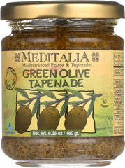 MEDITALIA: Green Olive Tapenade, 6.35 oz