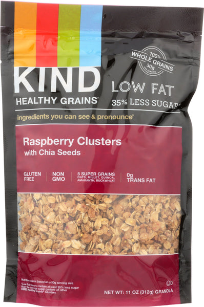 KIND: Healthy Grains Raspberry Clusters with Chia Seeds, 11 oz