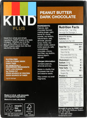 KIND: 4 Pack Peanut Butter Dark Chocolate Bar, 5.6 oz