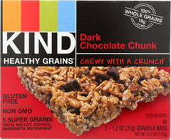 KIND: Healthy Grains Granola Bars Dark Chocolate Chunk 5 Count, 6.2 oz