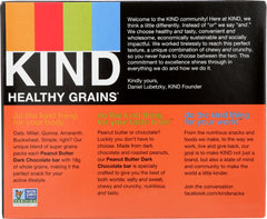 KIND: Healthy Grains Granola Bars Peanut Butter Dark Chocolate 5 Count, 6.2 oz