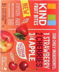 KIND: Fruit Bites Strawberry Cherry Apple, 1 bx