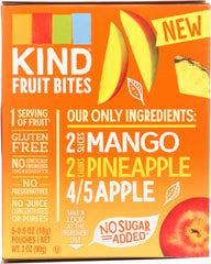 KIND: Fruit Bites Mango Pineapple Apple, 1 bx
