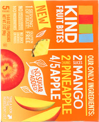 KIND: Fruit Bites Mango Pineapple Apple, 1 bx