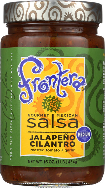 FRONTERA MEXICAN SALSA: Medium Jalapeno Cilantro, 16 oz
