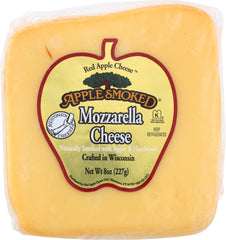 APPLE SMOKED: Mozzarella Cheese, 8 oz