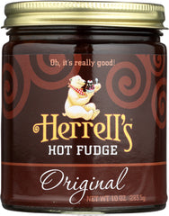 HERRELLS HOT FUDGE SAUCE: Sauce Original, 10 oz