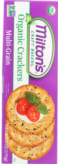 MILTONS:  Organic MultiGrain Crackers, 6 oz