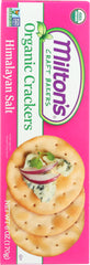 MILTONS:  Organic Himalayan Salt Crackers, 6 oz