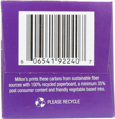 MILTON'S: Multi-Grain Gourmet Crackers Original, 8.3 oz