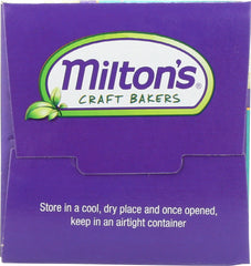 MILTON'S: Gourmet Crackers Crispy Sea Salt, 6.7 oz