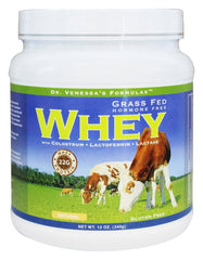 DR VENESSA: Whey Protein Grass Fed Natural Immune Support, 12 oz