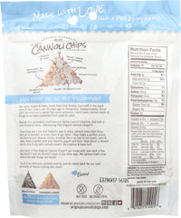 GOLDEN CANNOLI: Powdered Sugar Cannoli Chips, 5.1 oz