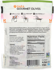 GAEA NORTH AMERICA: Olives Green Olive Gourmet, 4.2 oz