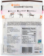GAEA NORTH AMERICA: Olives Kalamata Gourmet, 4.2 oz