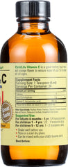 CHILDLIFE ESSENTIALS: Liquid Vitamin C Orange Flavor, 4 oz