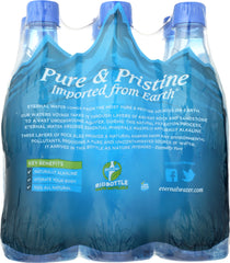 ETERNAL: Artesian Naturally Alkaline Water 6x20.2 oz Bottles, 121.7 oz