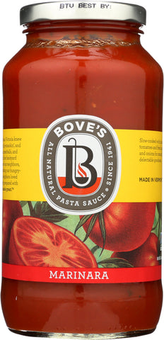 BOVES OF VERMONT: Pasta Marinara Sauce, 24 oz