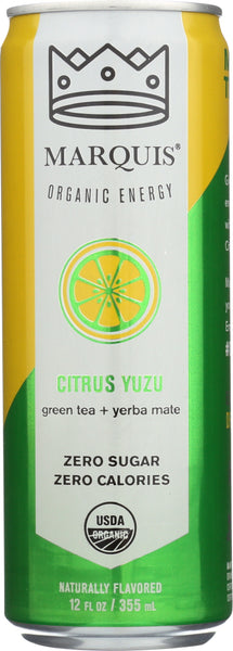 MARQUIS: Citrus Yuzu Energy Drink, 12 oz