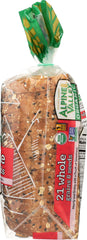 ALPINE VALLEY: Organic Bread 21 Whole Grains, 18 oz