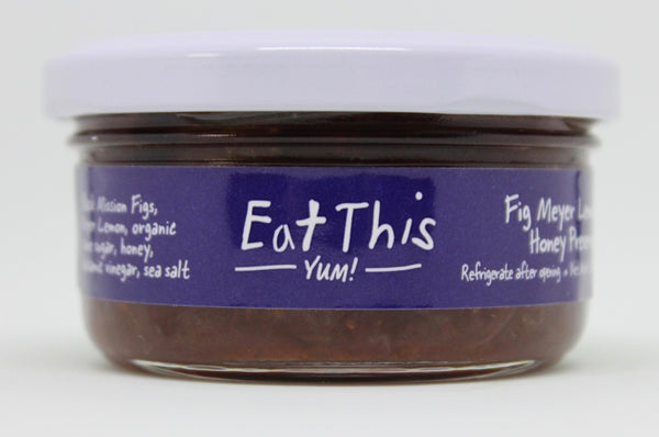 EAT THIS: Fig Meyer Lemon and Honey Preserve, 5 oz