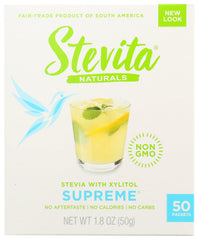 STEVITA: Stevia Supreme 50 Packets, 1.8 Oz