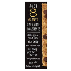 SIMPLY EIGHT: Bar Granola Peanut Butter Chocolate Chip Chewy, 6.6 oz