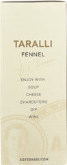 AG FERRARI: Taralli Fennel, 5.3 oz