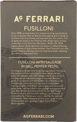 AG FERRARI: Organic Pasta Fusilloni, 17.5 oz