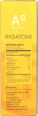 AG FERRARI: Organic Pasta Rigatoni, 17.5 oz