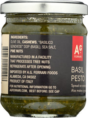 AG FERRARI: Basil Pesto Spread, 6.35 oz