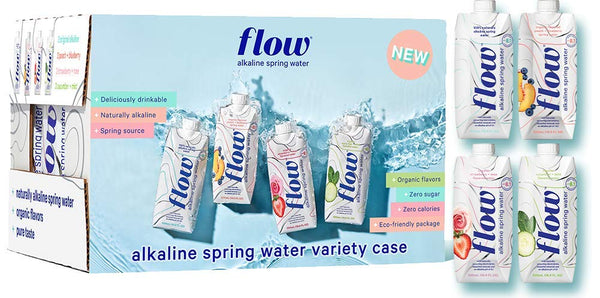FLOW WATER: 500Ml Variety Case, 202.8 fo