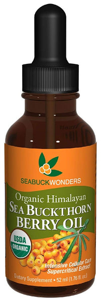 SEABUCKWONDERS: Organic Sea Buckthorn Berry Oil Dropper, 1.76 oz