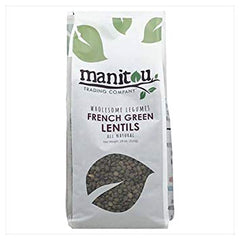 MANITOU: Lentils Green French, 18 oz