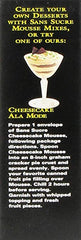 SANS SUCRE: Mix Mousse Cheesecake, 4 oz